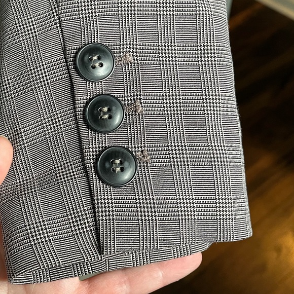 ANINE BING Madelaine Plaid Houndstooth Blazer - Picture 11 of 14